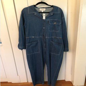 Anthropologie Denim Jumpsuit